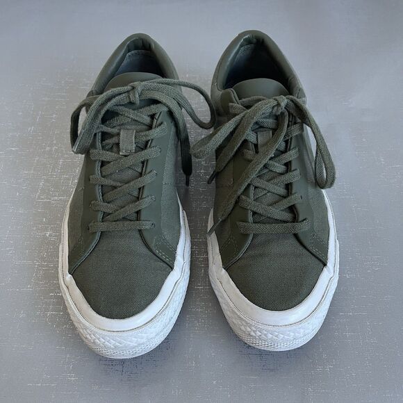 Converse One Star Canvas Ox Olive Green Shoes Size Men 6 Women's 8 - Picture 2 of 14